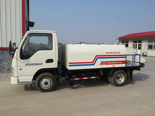 車載式細(xì)石混凝土泵01